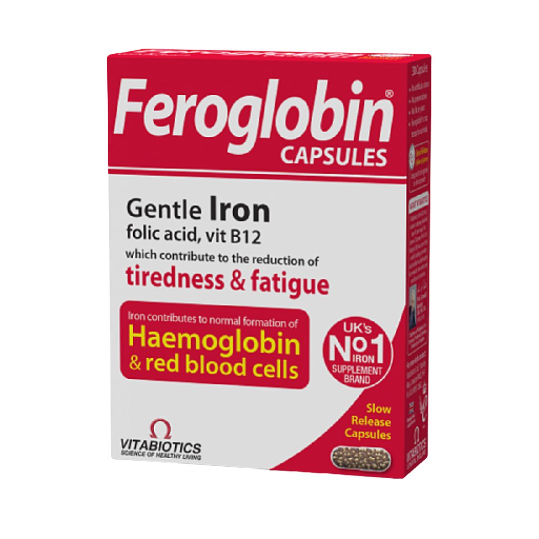 Feroglobin Vitabiotics Organic Vitamin and Mineral 30 Capsules Feroglobin Vitabiotics Organic Vitamin and Mineral 30 Capsules